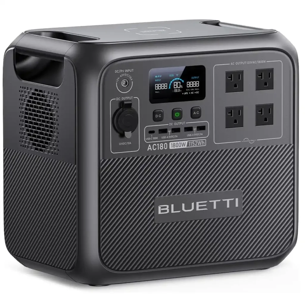 Bluetti EB3A small portable power station with wireless charging