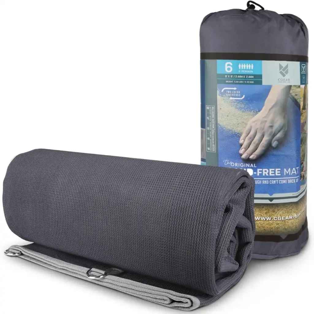 CGEAR sand free outdoor camping mat for beach tents