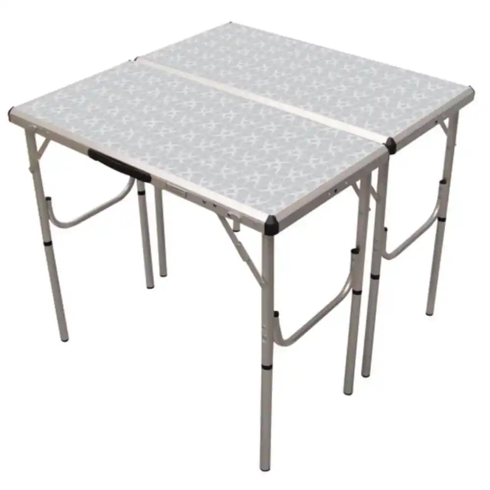 Coleman 4-in-1 outdoor folding table adjustable height