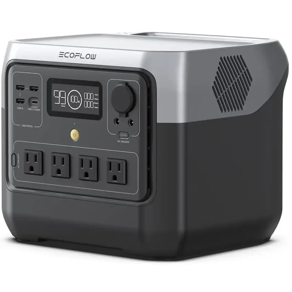 EcoFlow RIVER 2 Pro fast charging solar generator