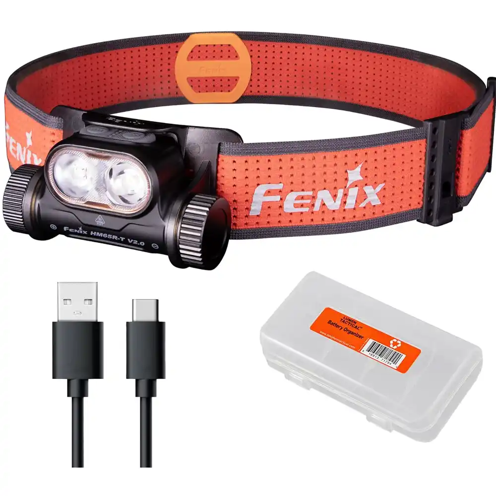 Fenix HM65R super bright metal headlamp 1400 lumens