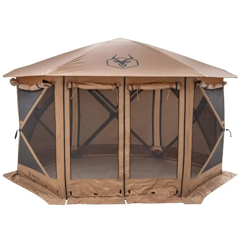 Gazelle G6 portable gazebo 6 sided screen tent