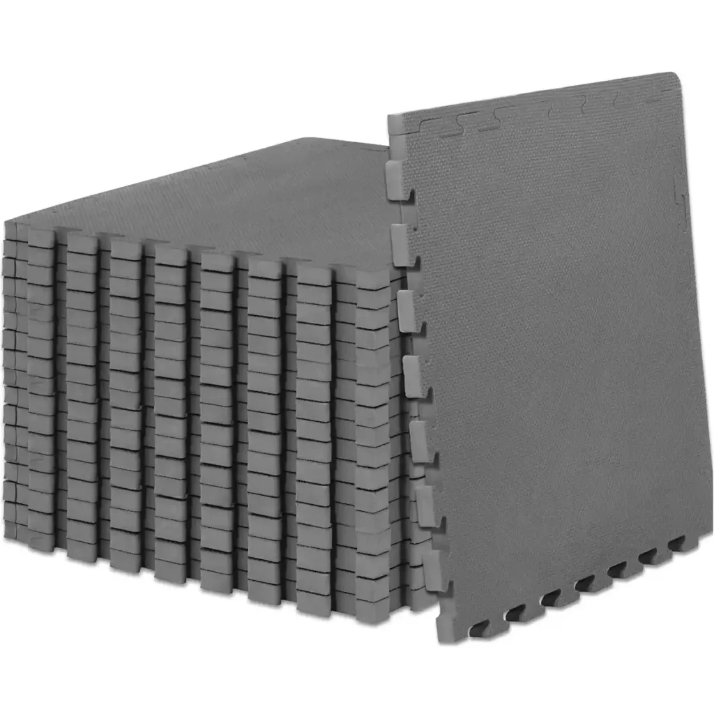 Interlocking foam floor tiles for camping tent flooring insulation