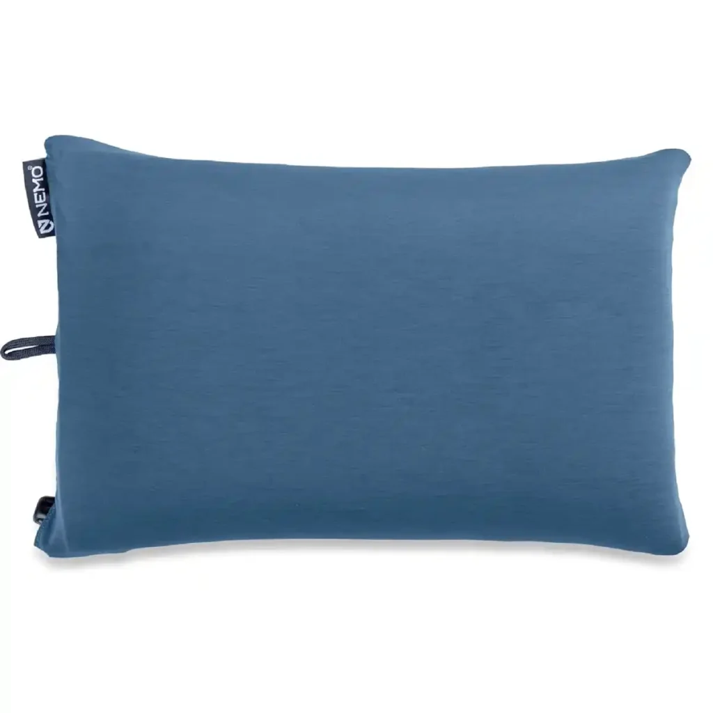 NEMO Fillo hybrid camping pillow green color
