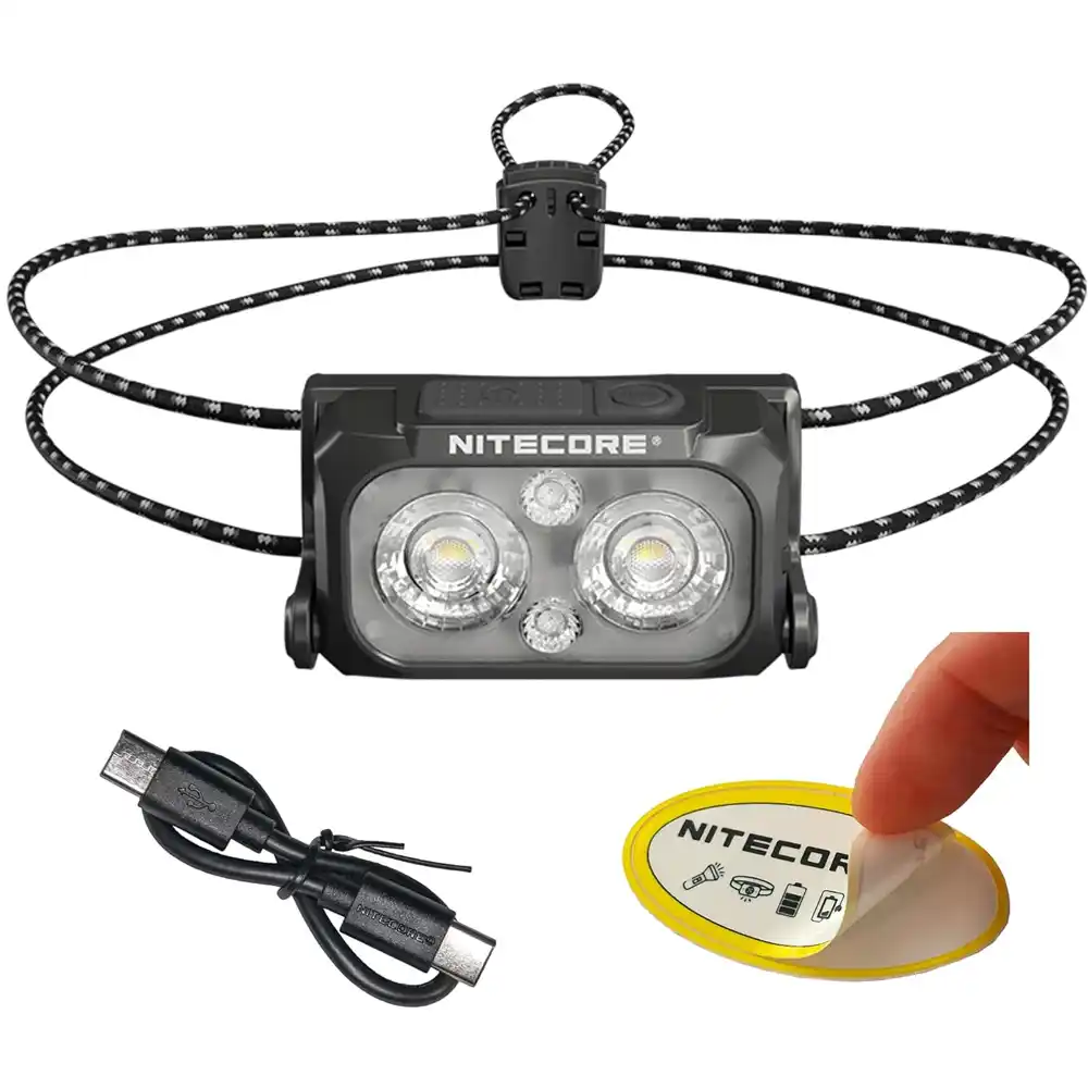 Nitecore NU25 ultralight headlamp for backpacking