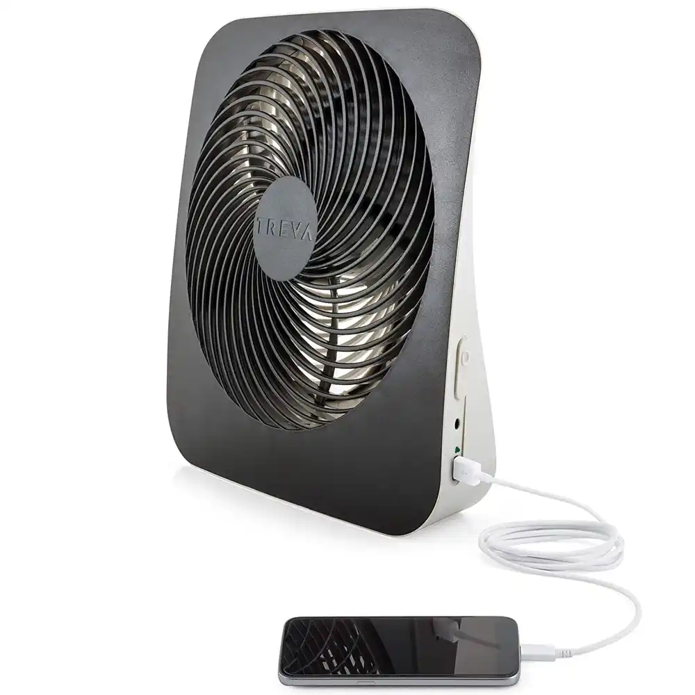 3. O2COOL: O2COOL 10 inch battery powered portable fan