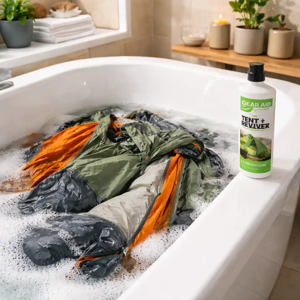 how to clean a moldy tent