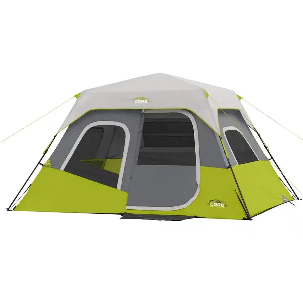 CORE instant cabin tent rainfly setup