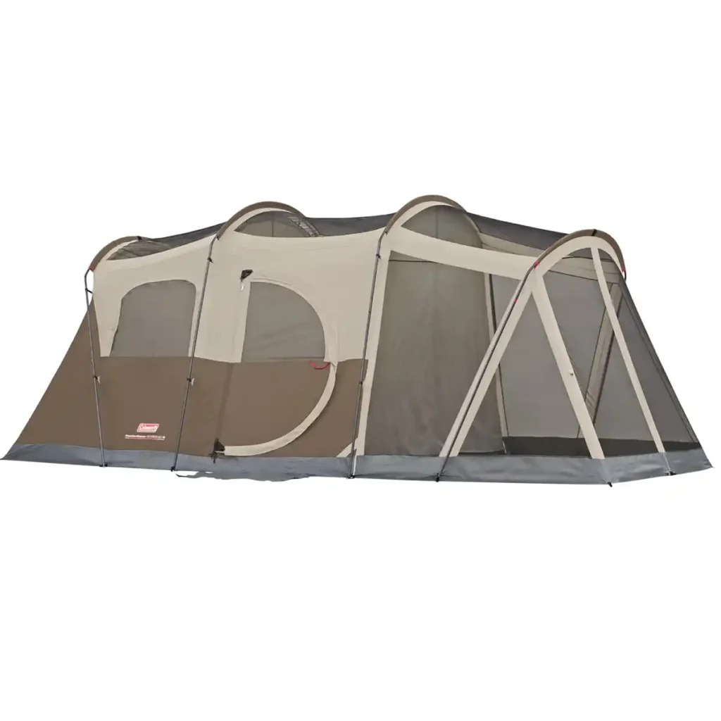 Coleman Weathermaster 6 person tent with hinged door