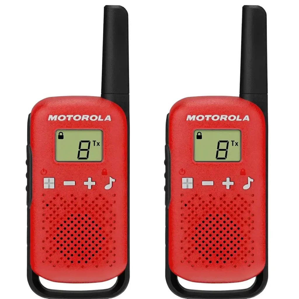 Motorola Talkabout T100 blue walkie talkies for kids