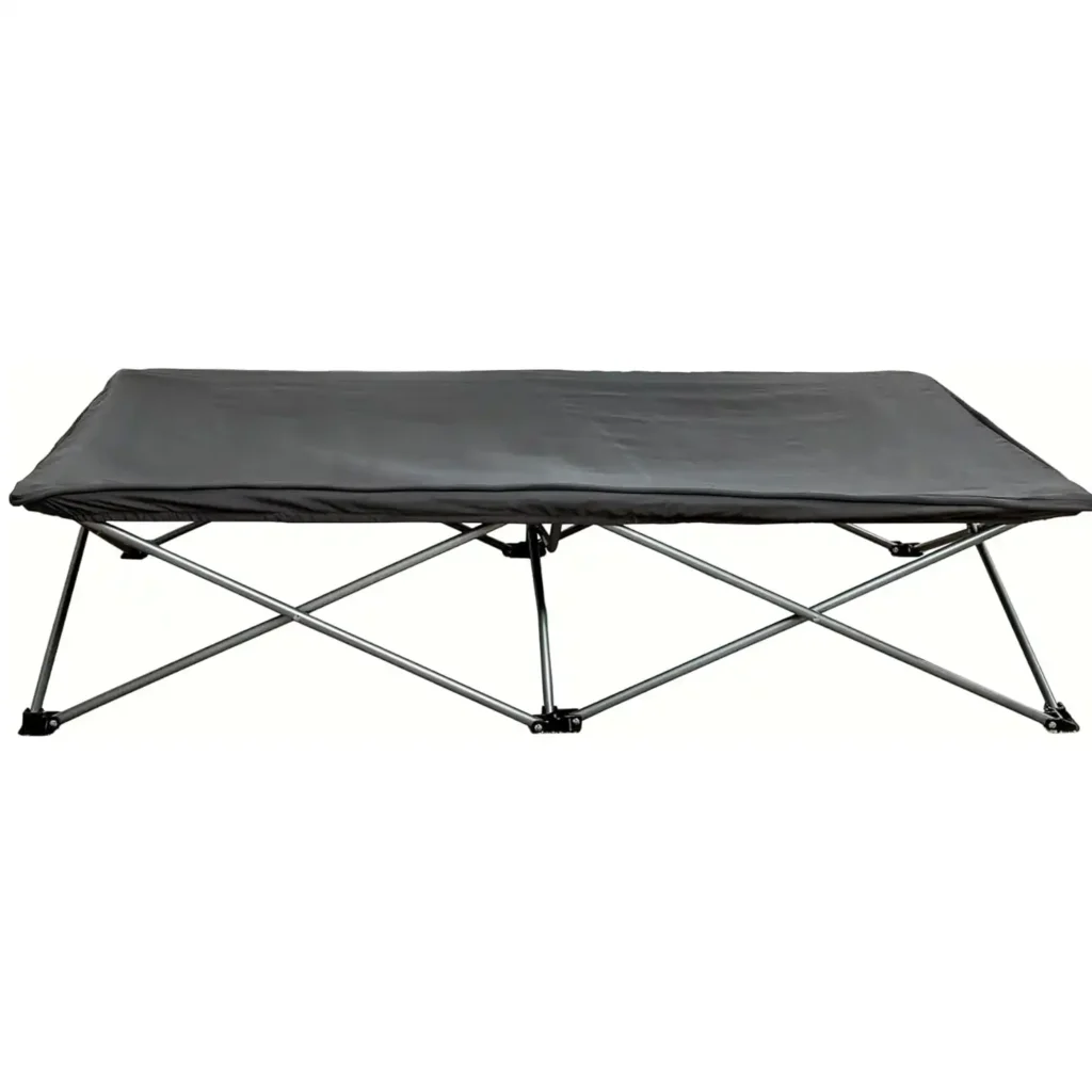 Regalo My Cot blue folding travel bed for toddlers