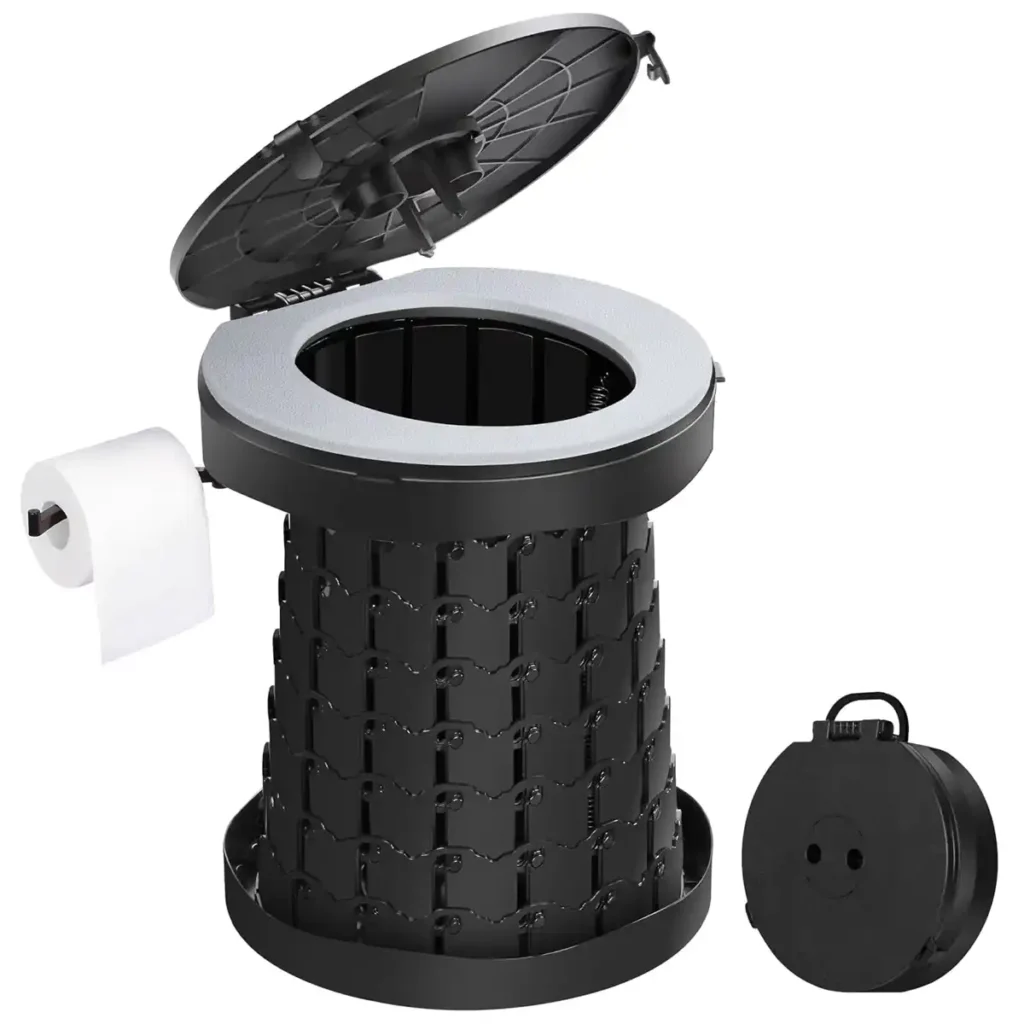 TRIPTIPS collapsible portable toilet black box style