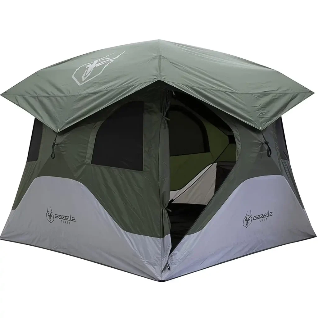 Gazelle T4 hub-style easy setup camping tent with instant frame design
