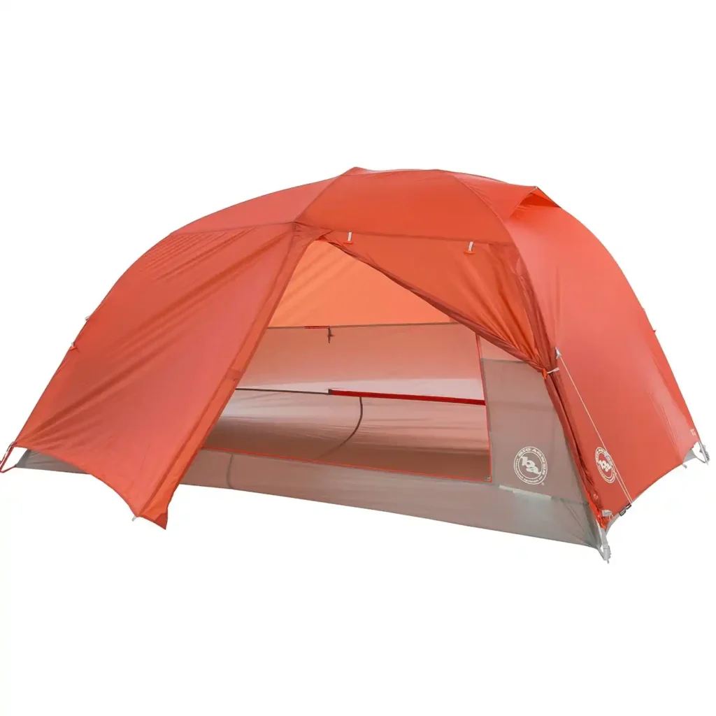 ultralight mesh camping tent showing maximum airflow in warm weather conditions