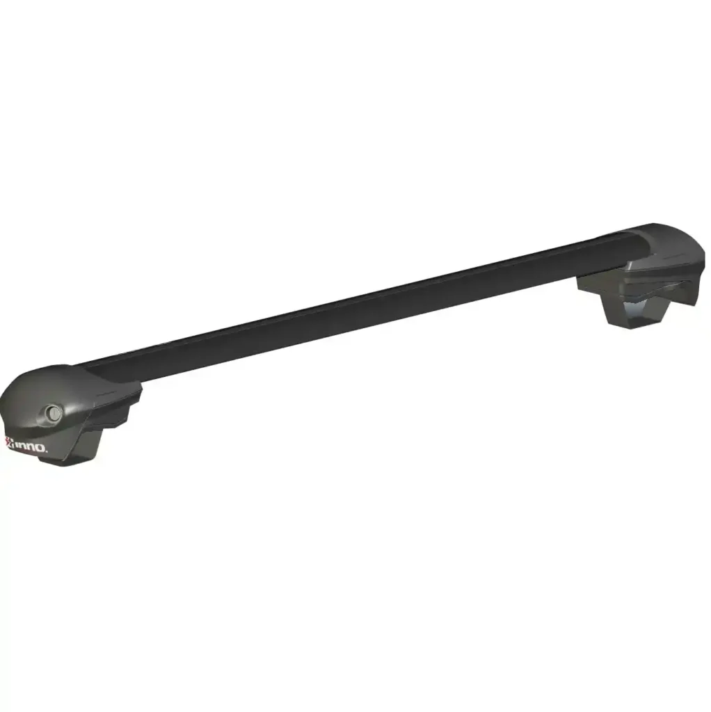 INNO Aero crossbars low-profile roof rack system designed for reduced height and improved airflow
