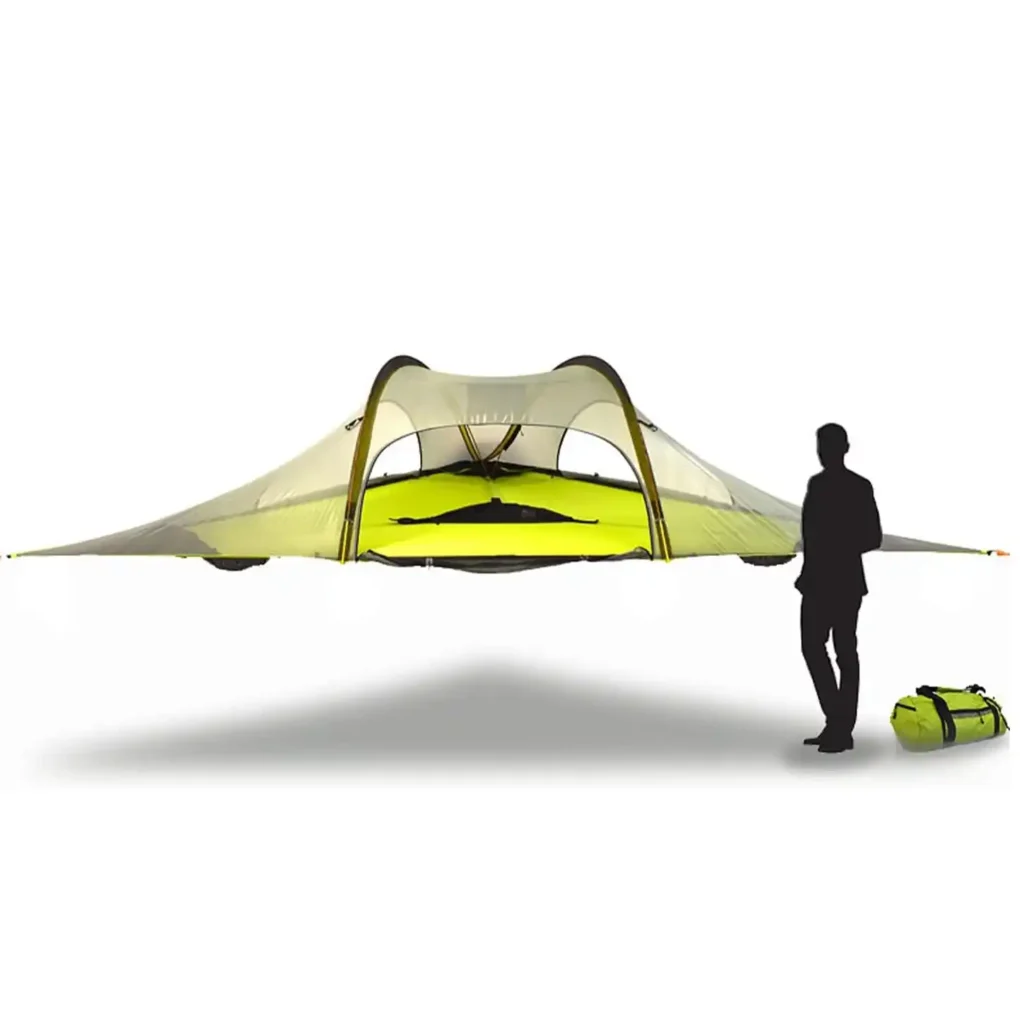 Best tree tent for camping Tentsile Stingray 3 person suspended flat platform