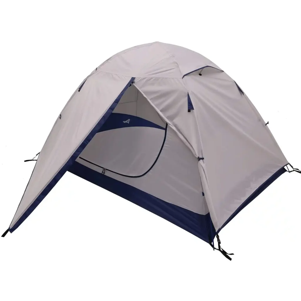 ALPS Mountaineering Lynx 2 tent during cold-weather campground camping in winter