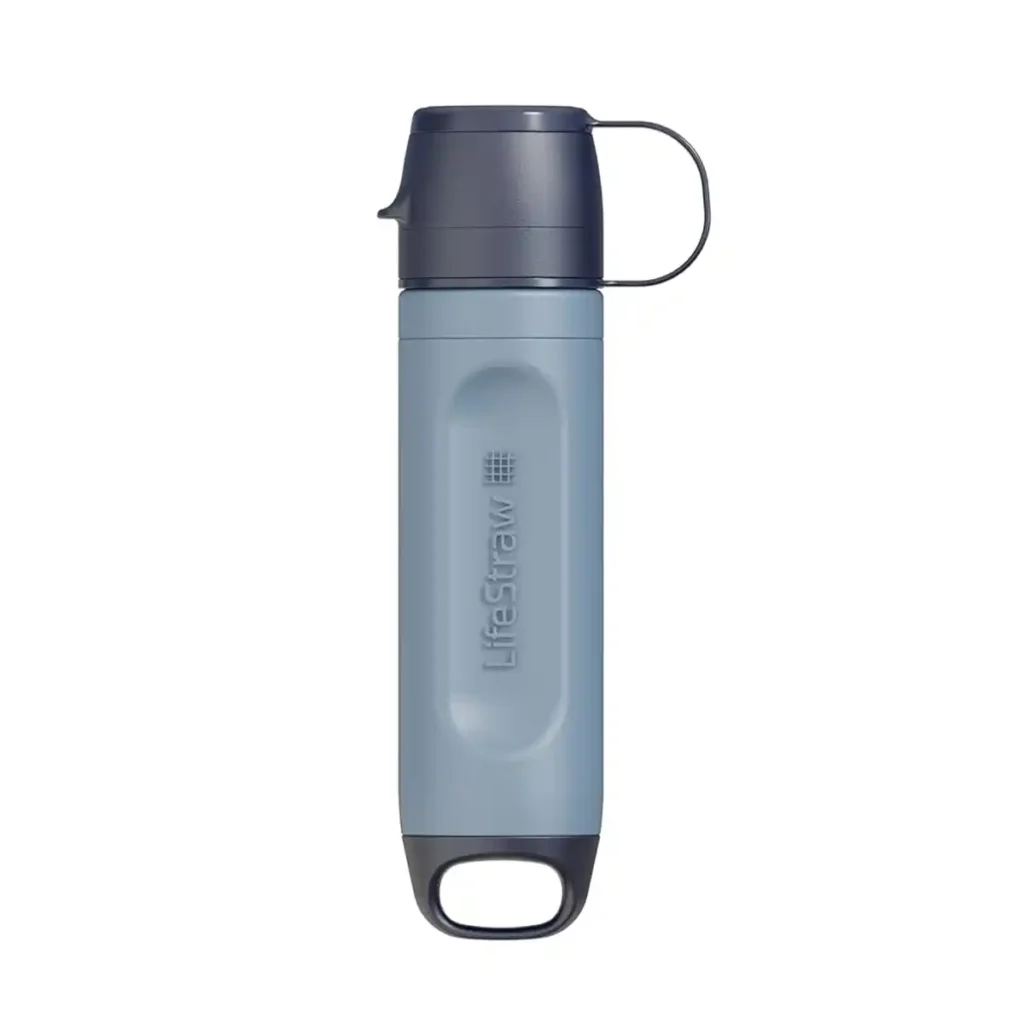 LifeStraw Peak Series Solo compact camping water filter for hiking, backpacking, camping, and emergency preparedness.
