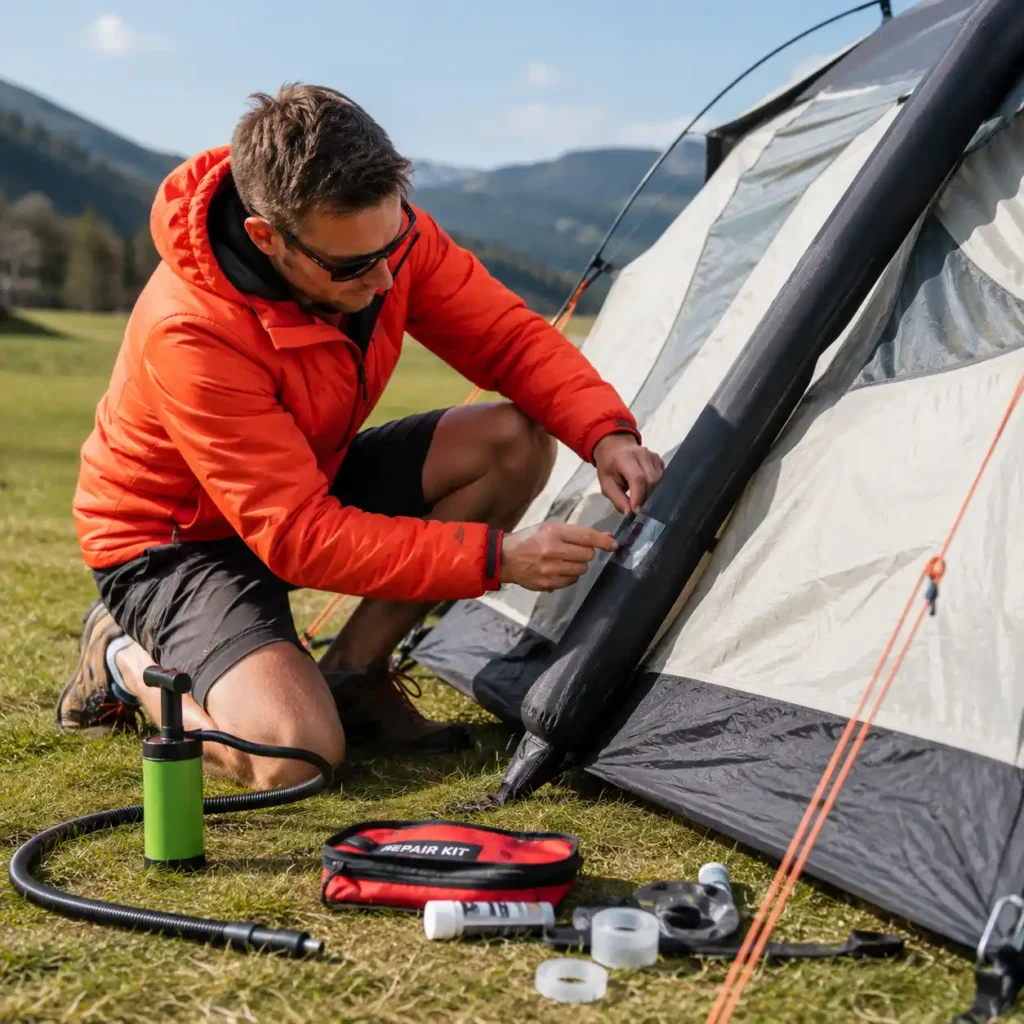 How to Repair an Inflatable Camping Tent