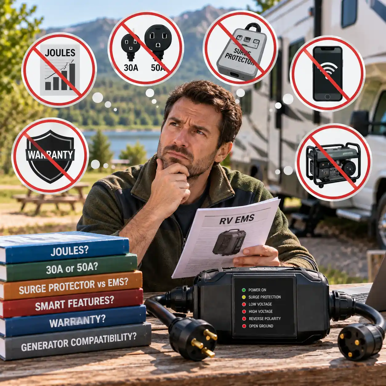Common mistakes when buying an RV electrical management system for camping